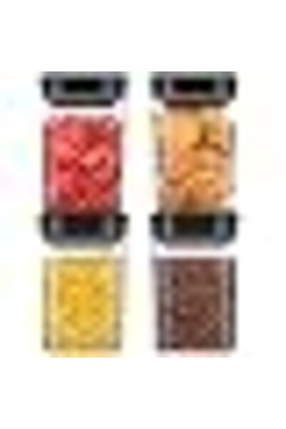 Generic MR.SIGA 4 Pack Airtight Food Storage Container Set for Pantry Organiz...