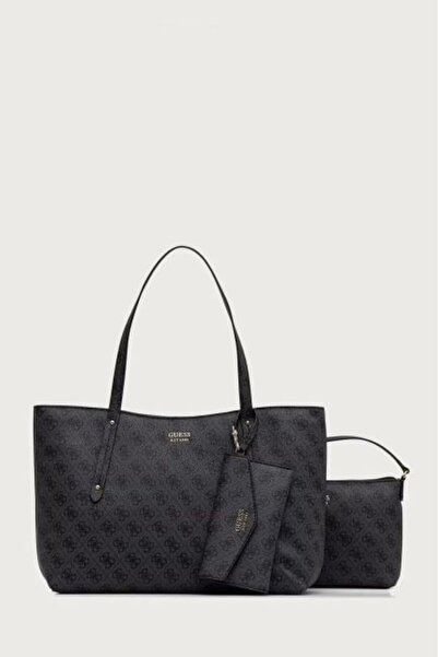 Guess حقيبة يد نسائية من برينتون أنثراسايت