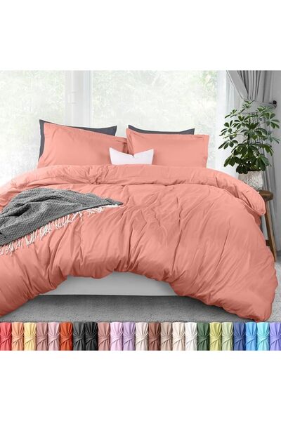 Utopia Bedding طقم غطاء لحاف كوين - 3 قطع مع 2 غطاء وسادة - من الميكروفايبر ا...