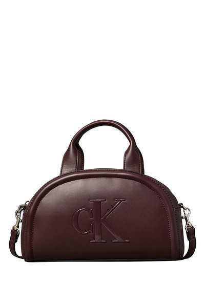 Calvin Klein Siyah Kadın Çapraz Çanta BOLD CK DOME CROSSBODY