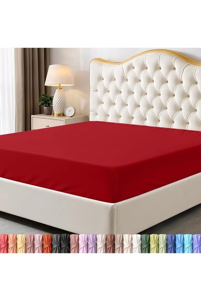 Utopia Bedding ملاءة سرير مطاطية - من الألياف الدقيقة الناعمة المصقولة - جيوب...
