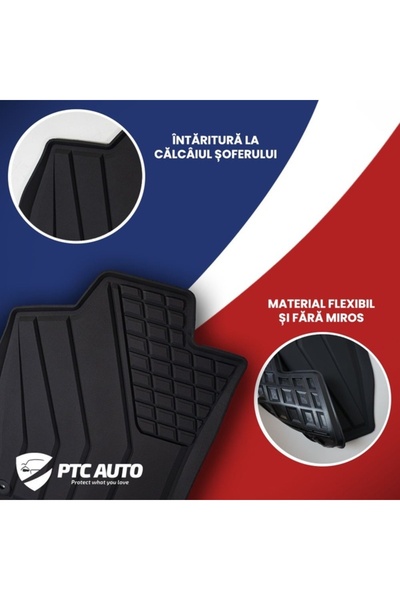 PTC Подови стелки тип тава за Мерцедес GLB X247, производство 11.2019 - до мо...
