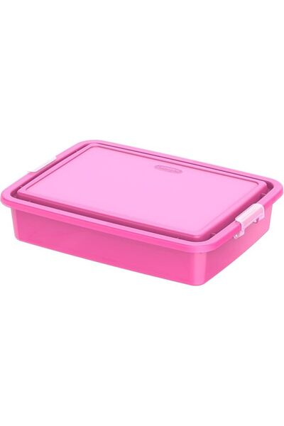 Cosmoplast 15L Lockbox Storage Box, Translucent Grey