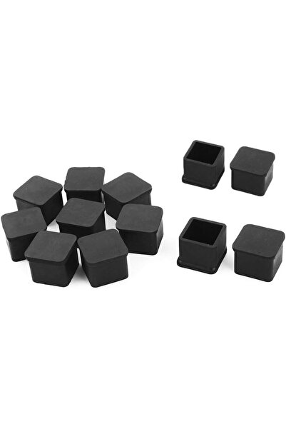 Generic أغطية مطاطية مربعة الشكل مقاس 1 بوصة × 1 بوصة لأرجل الطاولات والكراسي...