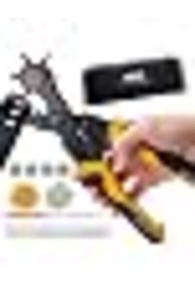 Generic XOOL 2 in 1 Leather Hole Punch Eyelet Tool Kit, 3/16" 4.5mm Metal Eye...