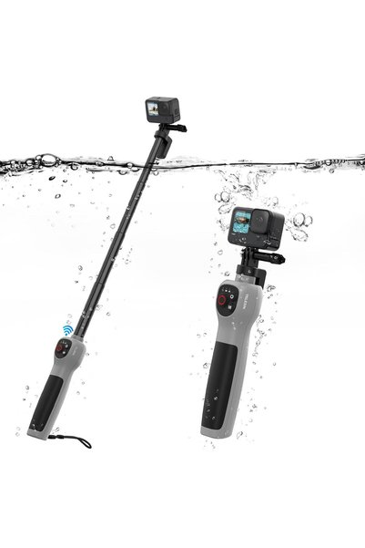 Generic TELESIN Underwater Selfie Stick with Bluetooth Remote Control for GoP...
