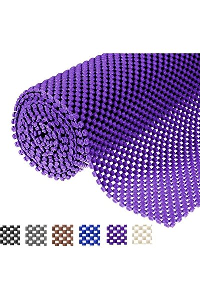 GENERAL Non-Slip 12" X 6.5" Grid Pattern Pvc Plastic Drawer Shelf Liner Grip ...