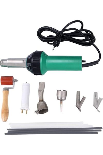 Andoer 1600W Hot Air Welding Machine Kit Plastics Heat-Welders Tools Set with...