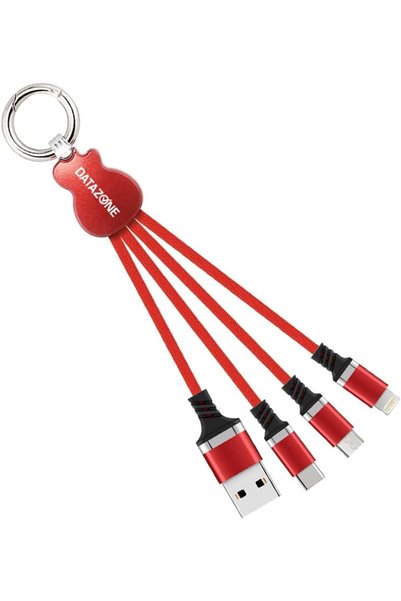 Generic كابل شحن USB على شكل حلقة جيتار 5 في 1 متعدد الاستخدامات متوافق مع Ty...