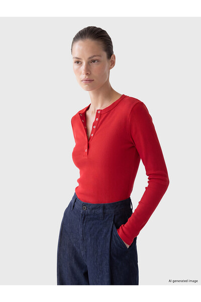 LC Waikiki Two Mt Shop Quality Lcw Everyday Red Camisole Plain Super Skinny &...