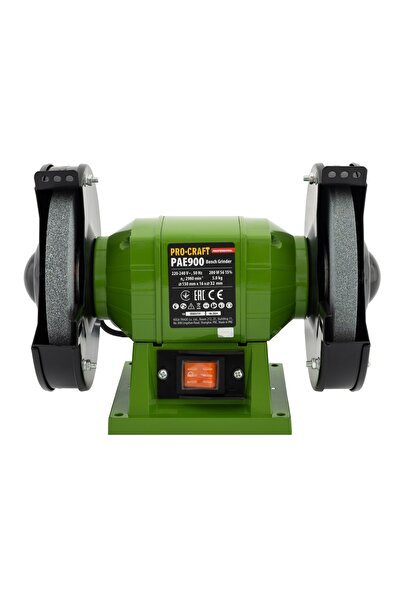 PRO CRAFT Polizor de Banc ProCraft PAE900, 200W, 2950 RPM, disc 150mm, 2 discuri incluse, piatra uscata