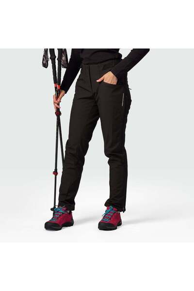 NORTHFINDER NO-6135OR pantaloni softshell de damă KOPKA, negru, L