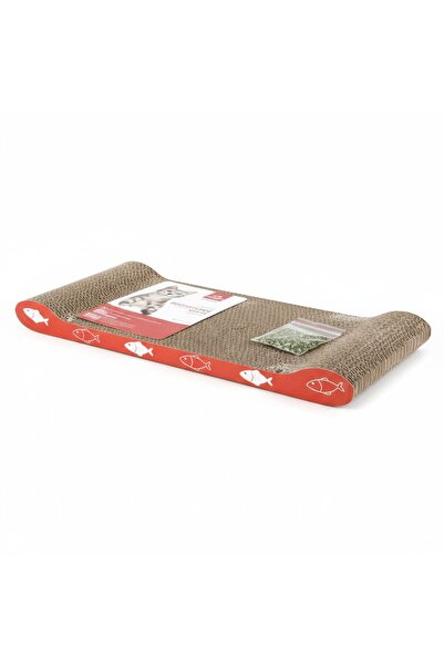 Nunbell Zgârietoare pentru pisici, în formă de os, 48×21×6 cm, fabricată din ...