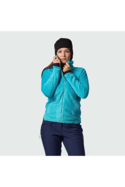 NORTHFINDER MI-4970OR pulover activ din fleece pentru femei ZILOVA, turcoaz, XS