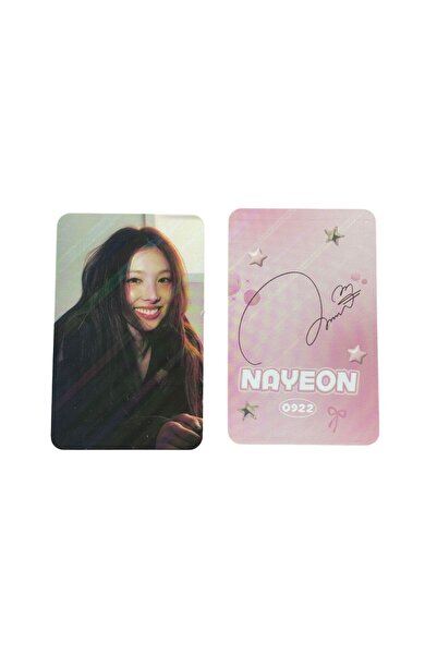 Kpop Dünyasi TWICE '' Nayeon '' Çift Yön Baskılı Hologramlı Lomo Card Seti (60 Pcs)