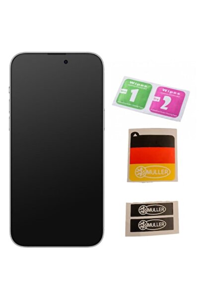 Müller ®   Folie de protecție mată pentru ecran, compatibilă cu iPhone 15 Plu...