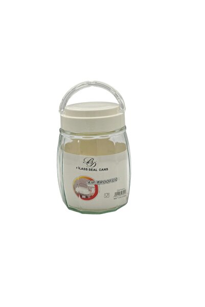 B&D Glass Storage Jar 1100ml, Clear Glass Container for Dry Food, Snacks, Gra...