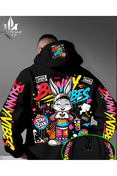 yombaa TROSLOJNI PREŠIRIŠENI PAMUK, ODLAŽENI SWEATSHIRT