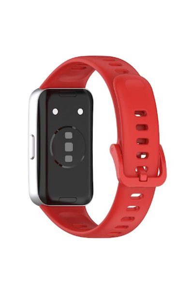Müller ®   силиконова каишка, съвместима с Huawei Honor Band 8 и Band 9, червена