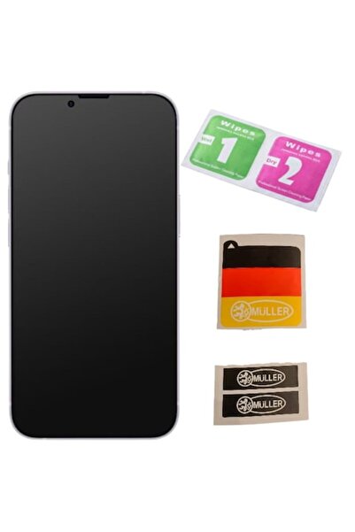 Müller ®   Folie de sticlă mată compatibilă cu iPhone 16e, Mată cu protecție ...