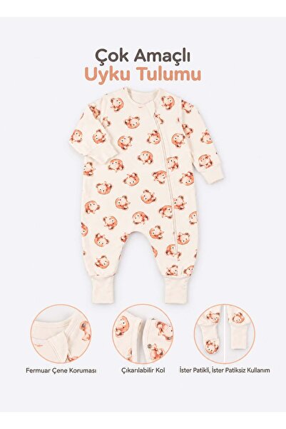 kitikate Organik Kate Uyku Tulumu Ekru