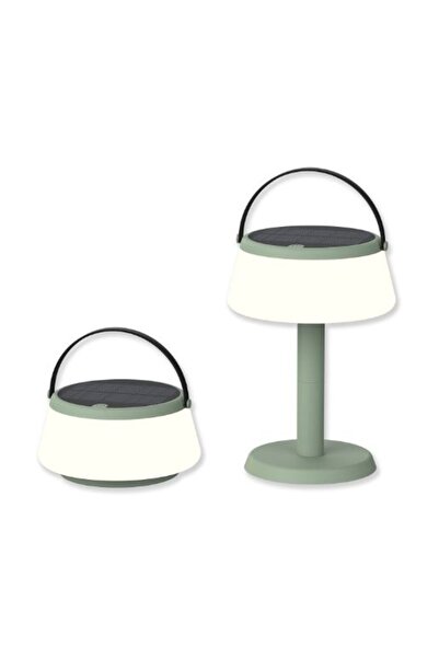 Klausen Lanternă solară LED Vivo 2-în-1, 2.2W, 2700K, IP44, Verde
