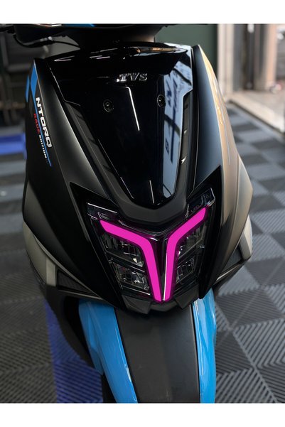 Banxtre TVS Ntorq 125 için Far Renklendirme Far Tasarım Film Sticker