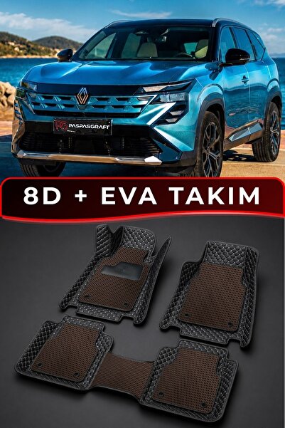 PASPASGRAFT Renault Boreal Araca Özel 8D Deri Tam Kaplama + Premium Hücreli E...
