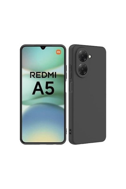 pçs Θήκη σιλικόνης για XIAOMI Redmi A5, Μαύρη