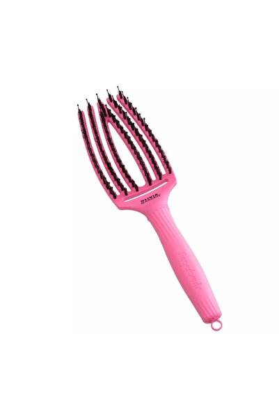 Olivia Garden Βούρτσα μαλλιών Fingerbrush Dolce Vita - Ροζ Γρανίτα