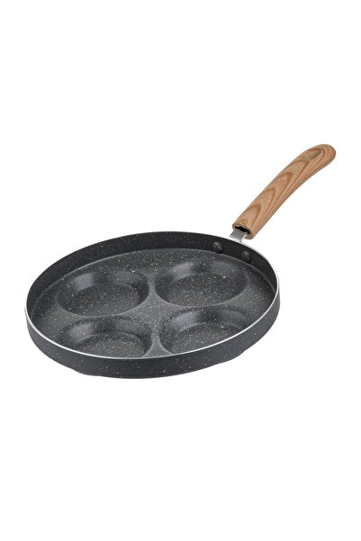 OEM Tigaie Antiaderentă Ø25 cm pentru 4 Mini Clătite sau Ouă, cu 4 Compartime...