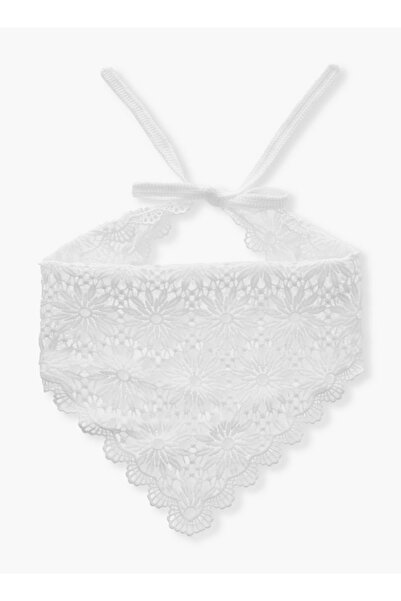 FAV Floral Crochet Bandana with Ties