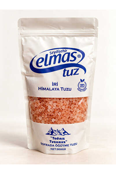 Elmas İri Himalaya Tuzu 500-Gr