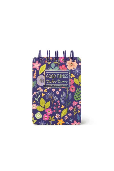 Legami Mini Spiralli Çizgili Defter Çiçek MNOTS0027