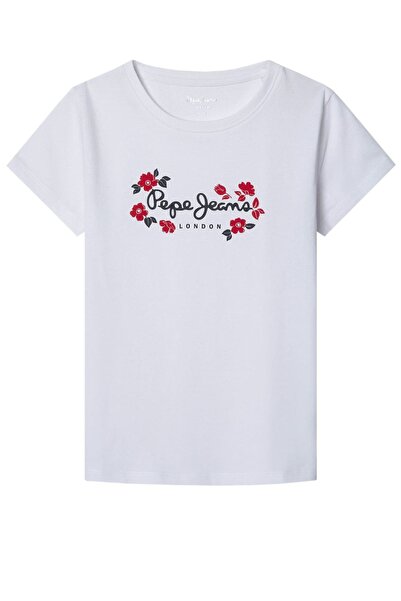 Pepe Jeans Παιδικό Κοριτσίστικο Μπλουζάκι Μέιζι (PG503124-800)