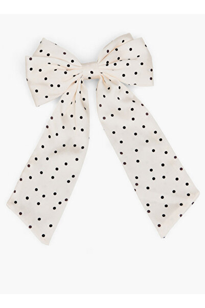 FAV Barrette Hair Clip with Bow Accent