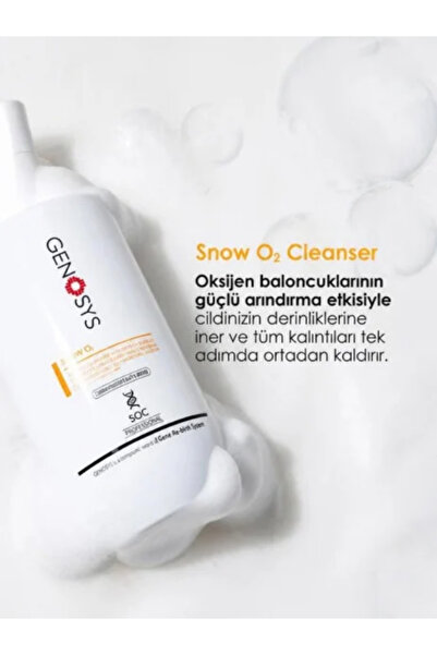 genosys Snow O2 Cleanser 180 ml