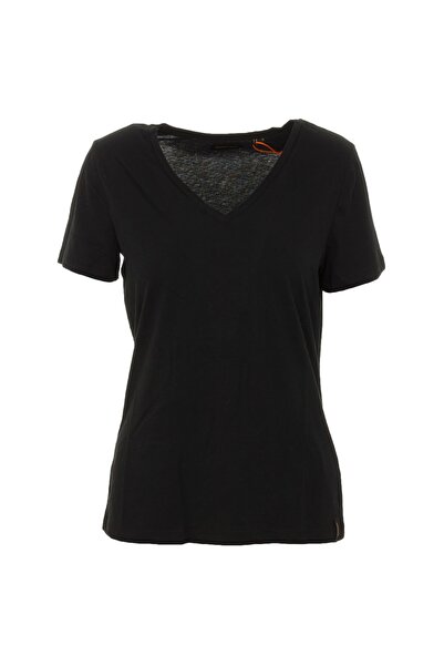 SUPERDRY Βασικό Μπλουζάκι V-λαιμόκοψη (W1010543A-02A)