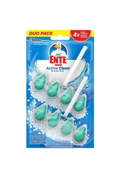 DUCK Active Clean Marine Odorizant de toaletă Pachet dublu 138 g