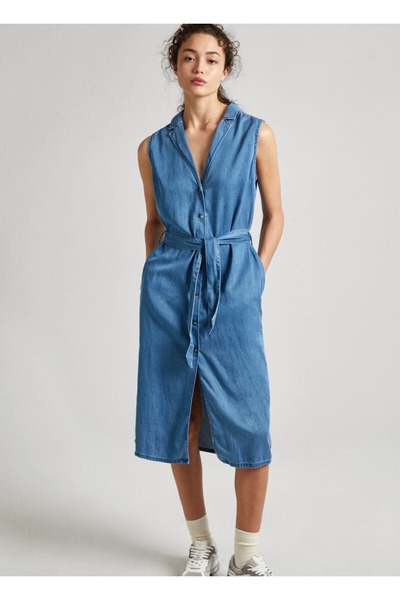 Pepe Jeans Γυναικείο Τζιν Φόρεμα Μάγκι (PL953512-000)