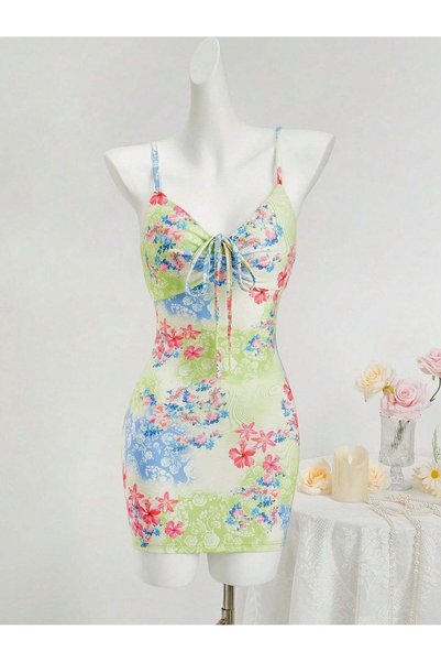 Sheya Rochie mini, verde