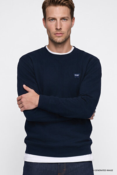 WRANGLER Cotton Thessaloniki Regular Fit Crew Neck Sweatshirt