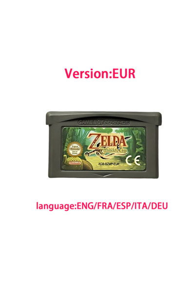 BANDAI Zelda EUR-MINISH CAP HOT Game Cartridge 32 Bit Video Game Console Game...