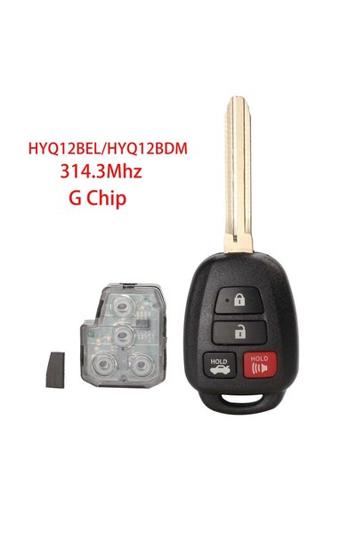 Choice مفتاح سيارة عن بعد 4B مع شريحة G من jingyuqin 4D72 G/H 8AChip بتردد 31...