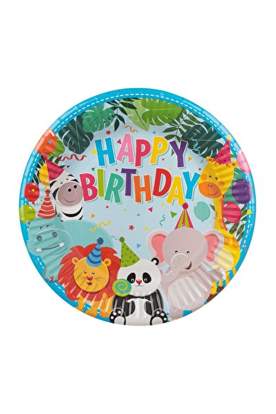 OEM Farfurii de Carton Animale 23cm, 6buc – practice pentru servire, petrecer...