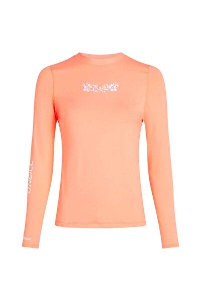 O'Neill Bluză de protecție UV pentru femei Skins L/Slv-Portocaliu-S