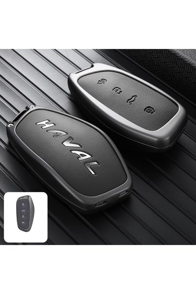 Choice غطاء حماية مفتاح السيارة الأسود KKHF-B لسيارات GWM هافال H6 H7 H9 F7x،...
