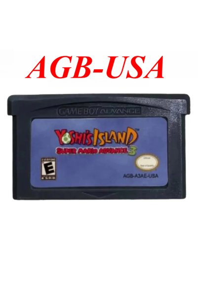 BANDAI USA-Yoshi Island 3 USA/EUR 32 Bit GBA Game Cartridge Mario Series Vide...