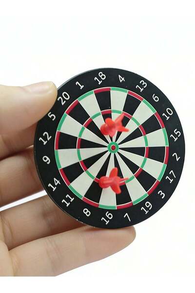 Choice 1 set 1 Set Dollhouse Miniature Dartboard Set 1/8 1/12 Scale, Pretend ...