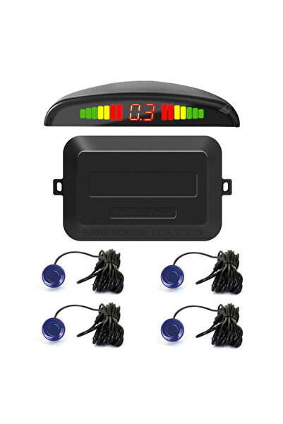 Choice Blue HIPPCRON Car Parking Sensor System Backlight Parktronic Monitor L...